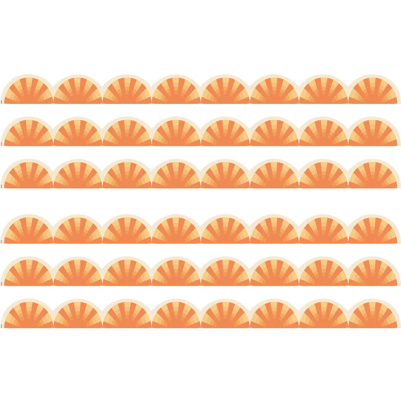 Teacher Created Resources® 2.75" x 35ft. Moving Mountain Road Trip Sunshine Border Trim, 6 Packs of 12